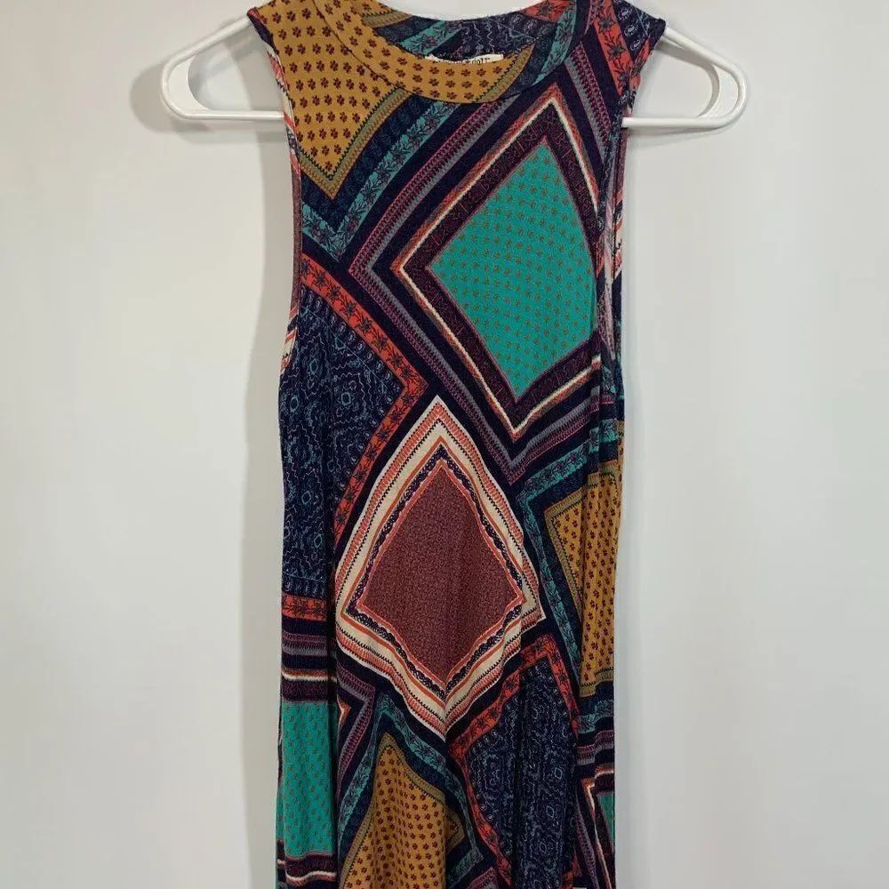 Living Doll Los Angeles Sleeveless Geometric Dress